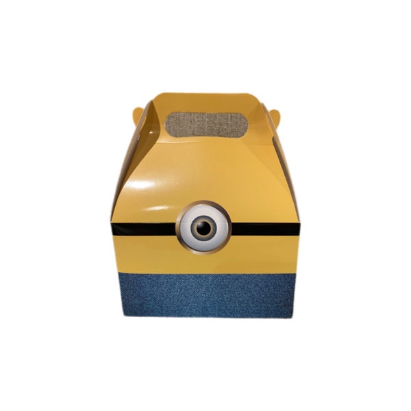 12 minions goodys boxes kids party birthday gift box