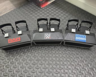 Juego de mesa para comentaristas de figuras de lucha libre para figuras de WWE Raw, SmackDown