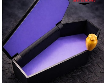 Wrestling Figure Coffin with Urn for WWE Figures 1:12 Scale PLA Hinged