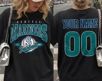 Personalized Seattle Mariners Retro 90s Vintage Shirt, Gift For Fans