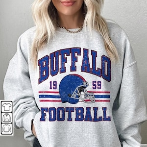 Vintage Buffalo Shirt, Buffalo T-Shirt, Bill T-Shirt, Buffalo Football Comfort Colors, Buffalo Fan Gift Buffalo Fan Long Sleeve