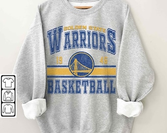 Golden State Basketball Vintage Comfort Color Sweatshirt, Gift For Fan Warriors Christmas