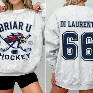 Bluza hokejowa Briar U na zamówienie, koszulka Hockey Romance, odzież poza kampusem