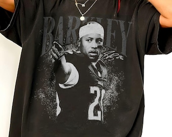 Saquon Barkley Philadelphia Football Halftone Vintage Comfort Color Shirt, Best Gift For Him