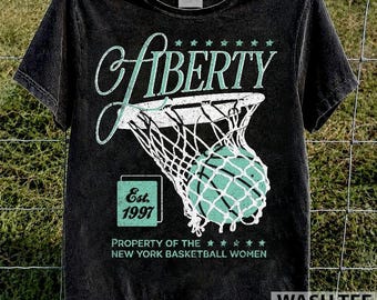 New York Women Basketball Vintage Comfort Color Shirt