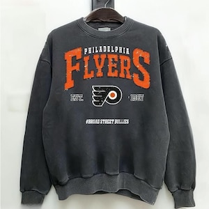 Sweat-shirt vintage Comfort Color des Flyers de Philadelphie (hockey sur glace), sweat-shirt rétro années 90 de l'équipe de hockey de Philadelphie, sweat à capuche
