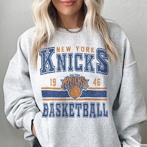 New York Basketball Vintage Sweatshirt, New York Basketball 90s Grahphic Tee
