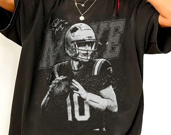 Drake Maye New England Football Vintage Comfort Color Shirt, Best Gift For Him