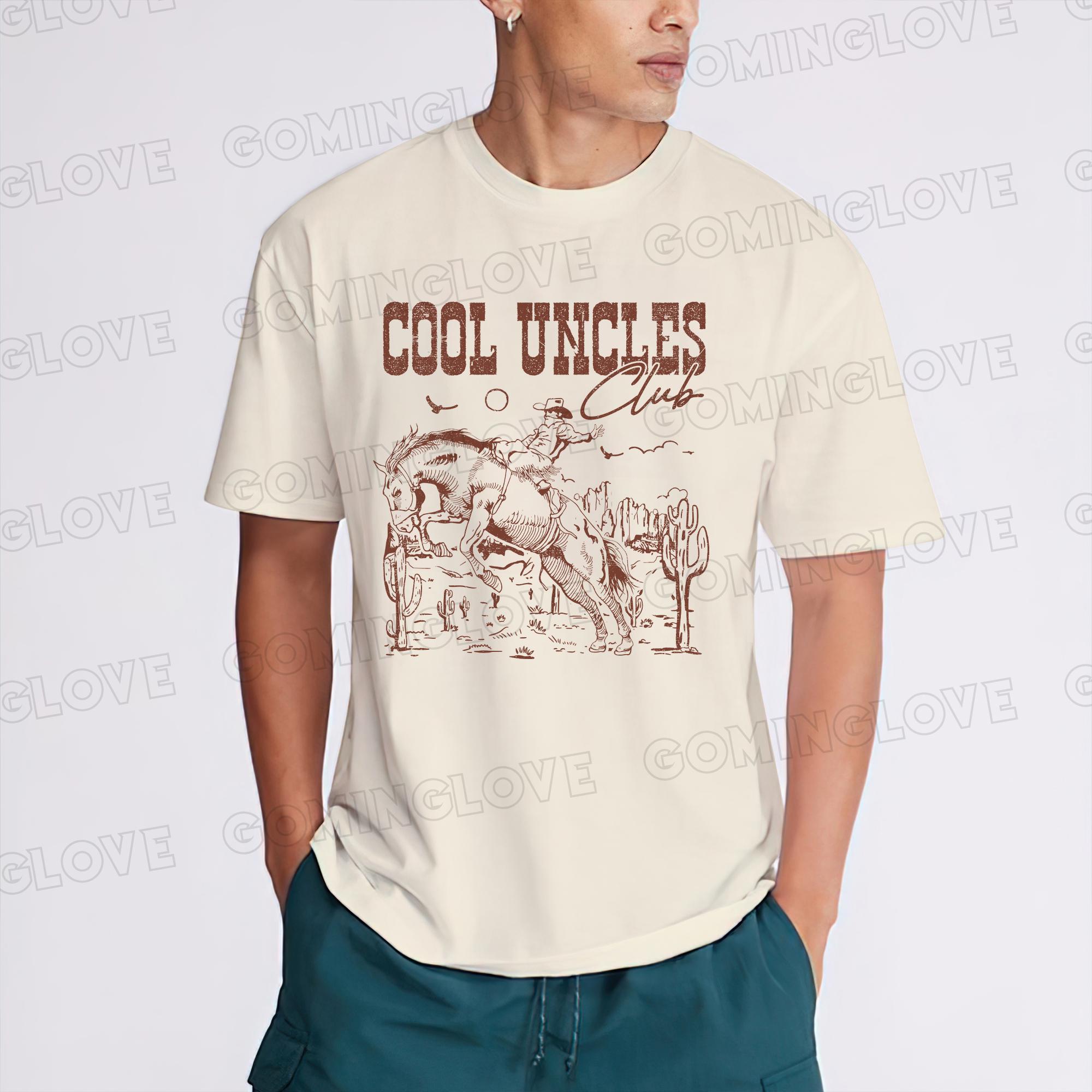 Cool Uncles Club Png, Western Cowboy Uncle Png, Father's Day Gift for ...