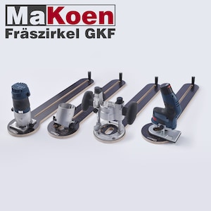 MaKoen Fräszirkel passend für Bosch GKF Fräsen