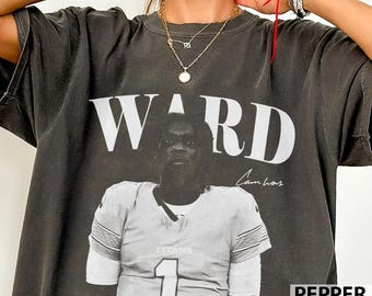 Camiseta de fútbol americano Comfort Colors Cam Ward, camiseta de fútbol americano de Tennessee