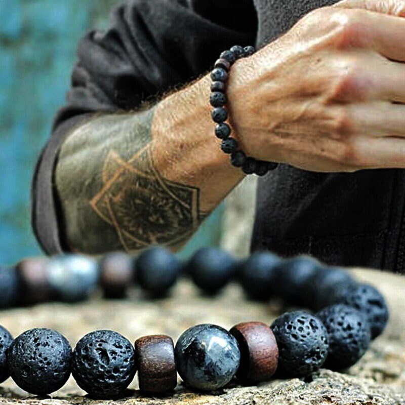 Custom Lava Stone Bracelets <br> Unique Glass by Meira