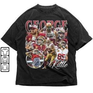 George Kittle Comfort Color Shirt, Football American Graphic Vintage Unisex Shirt, Hoodie, Sweatshirt