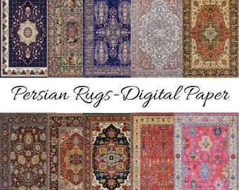 Antique Persian Rug Pattern / Persian Carpet Digital / Digital Download /Multipile usage / Digital/Carpet Pattern / Digital Paper/