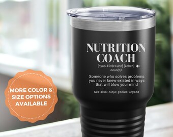 Nutrition coach gift, Nutrition coach tumbler,Engraved tumbler,Nutrition coach mug, appreciation gift,Gift for Nutrition coach