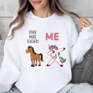 Music Teacher Shirt, Music Teacher Gift, Funny Music Teacher Gift, Music Teacher T-shirt, Music Teacher Tshirt, Unicorn Shirt, Music Teacher