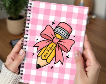 Personalised Journal and Notebook for teacher,Teacher Appreciation Gift, Journal for Teacher, Notebook for teacher, gift for teacher