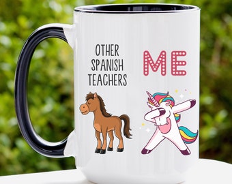 funny Spanish Teacher Gift, Spanish Teacher Mug, Spanish Teacher Appreciation, Spanish Teacher Coffee Mug, Birthday Gift, Christmas gift