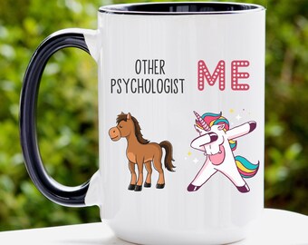 Psykologpresent, psykologmugg, psykologuppskattning, psykologexamen, framtida psykolog, ny psykolog
