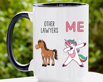 Funny Lawyer Gifts, Other Lawyers You Unicorn Coffee Mug, Lawyer Thank You Gift, Lawyer Graduation Gift, Lawyer Appreciation Gift Cup
