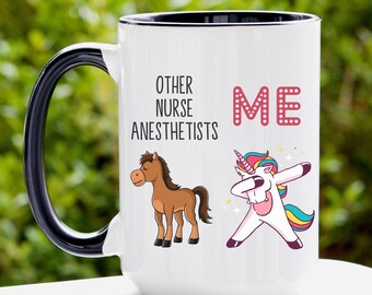 Nurse Anesthetist Mug For Nurse Anesthetist Gifts For Nurse Anesthetist Coffee Mug Funny Unicorn Nurse Anesthetist Cup Birthday