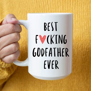 Best Godfather Mug, Godfather gifts, baptism gift for men, godfather mug, best godfather, funny godfather, baptism mug, godfather gift