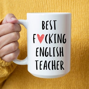 English Teacher Mug - English Teacher Gifts - English Teacher Cup - English Teacher Appreciation Gifts - Teacher End of Year Gift
