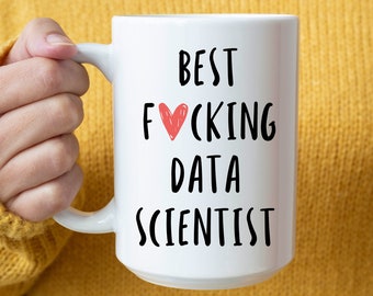 Data Scientist Mug, Gift for Data Science Graduate, Best Data Scientist Mug for Men, Data Analysis Professional Appreciation New Job