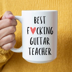 Guitar Teacher Mug, Guitar Teacher Christmas Gift, Guitar Teacher Mug, Awesome Guitar Teacher, Gift For Teacher, Best Guitar Teacher Ever