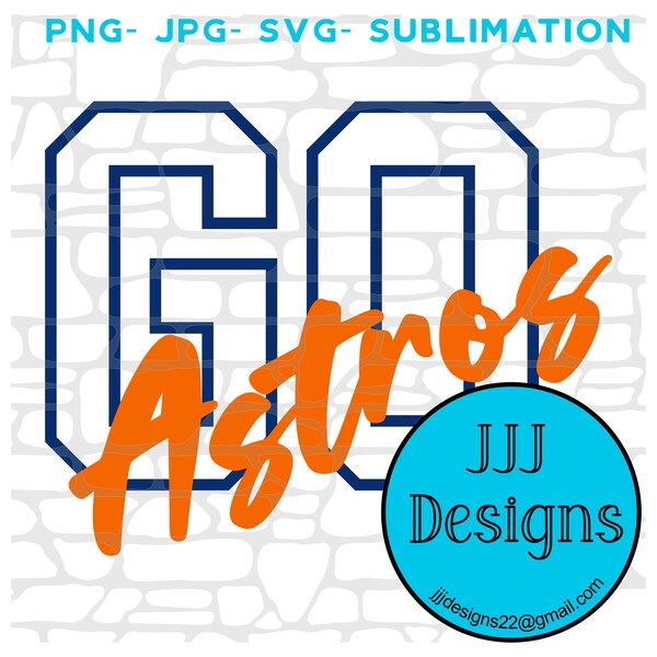 Orbit Astros Svg - Etsy
