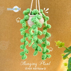 Crochet String of Pearls Plant Hanging Pattern: Succulent (PDF Pattern)