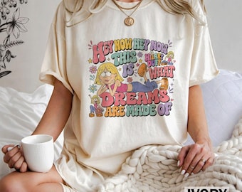 Hilary Duff This Is What Dreams Are Made Of Shirt, Lizzie McGuire Inspired Y2K Cartoon Tee Comfort Colors Shirt
