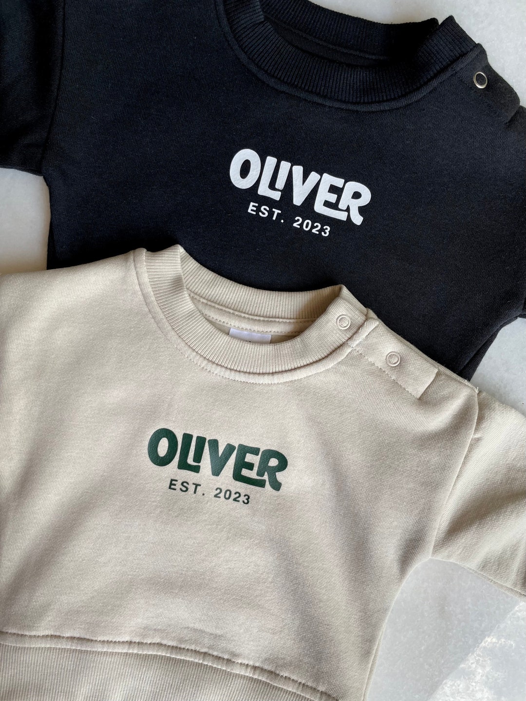 Personalised Baby Jumper Personalised Baby Sweatshirt Baby Etsy Australia