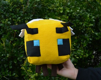 minecraft bee plush template