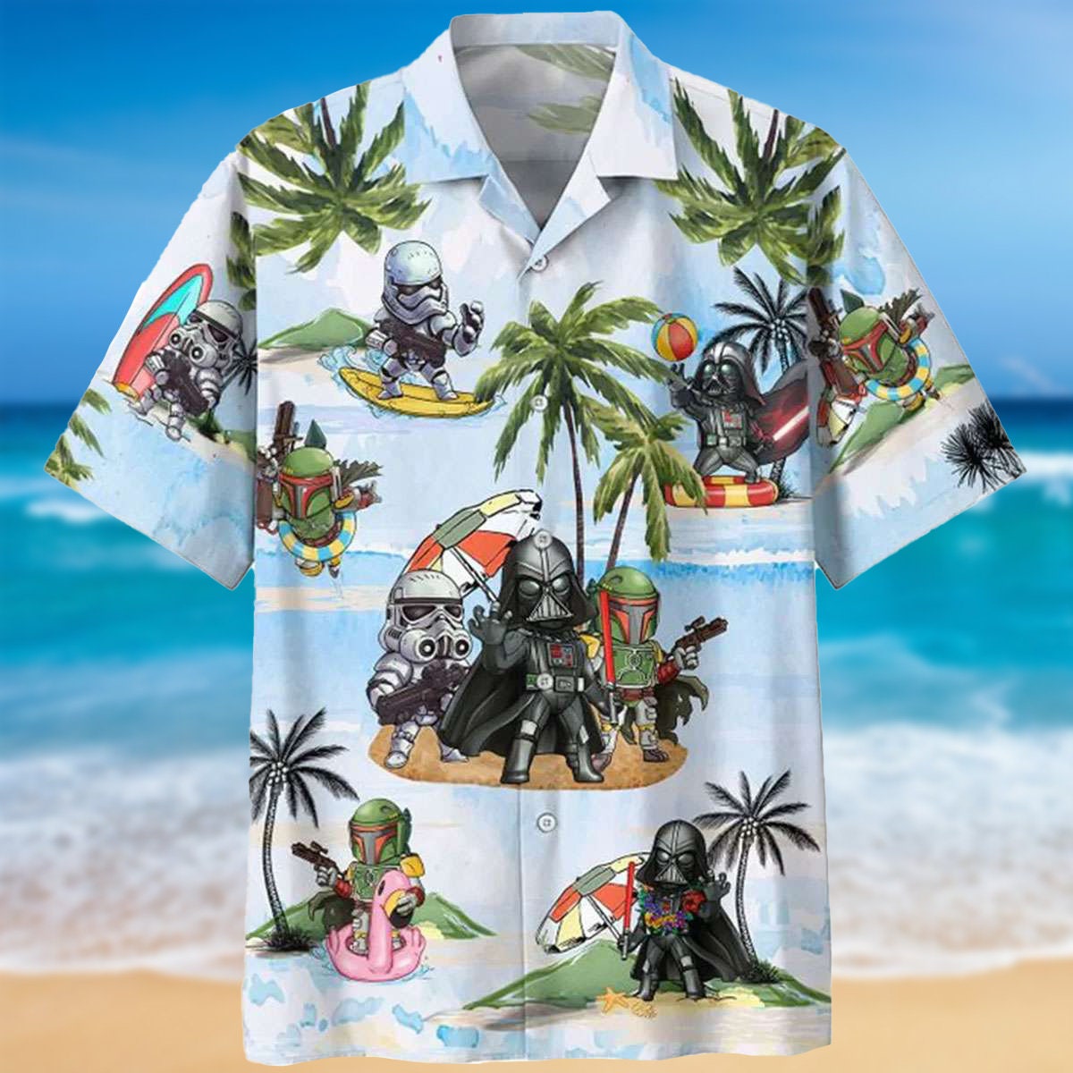 Darth Vader Star Wars Surfing Hawaiian Shirt Impressive Gift For Men And  Women