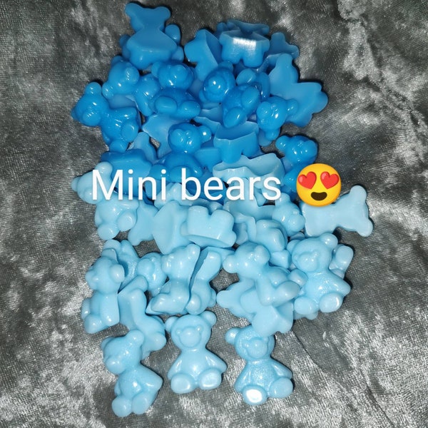 Mini bear wax melts/ Scoopies/Scoopie wax) Scented wax/Home fragrance/Hand poured/Highly Scented/Handmade/Baby shower
