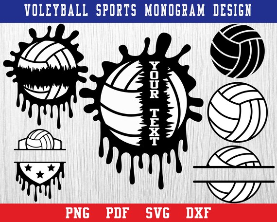 Volleyball Svg Bundle Volleyball Monogram Svg Volleyball - Etsy Australia
