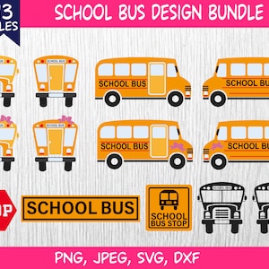 School Bus Driver Svg for Cricut, back to school svg, Svg Bundle, School bus clipart, Bus driver silhouette, digital cricut, school bus gift