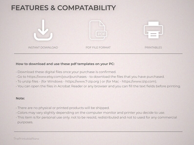 Printable Goal Planner Bundle Daily Weekly Monthly Quarterly - Etsy