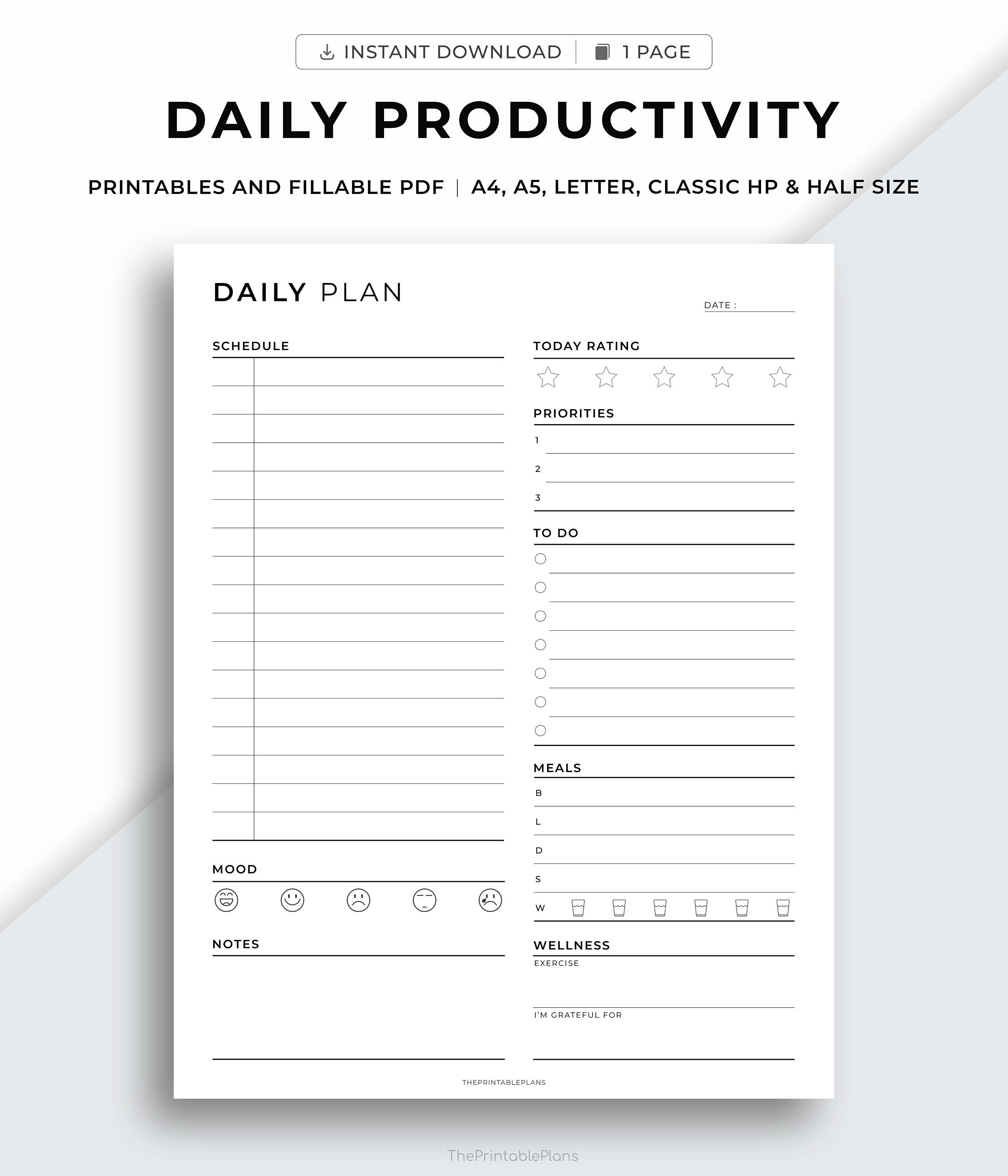 Productivity Planner