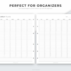  Jahresplaner zum Ausdrucken, Jahresplaner, Jahresübersicht Motiv 