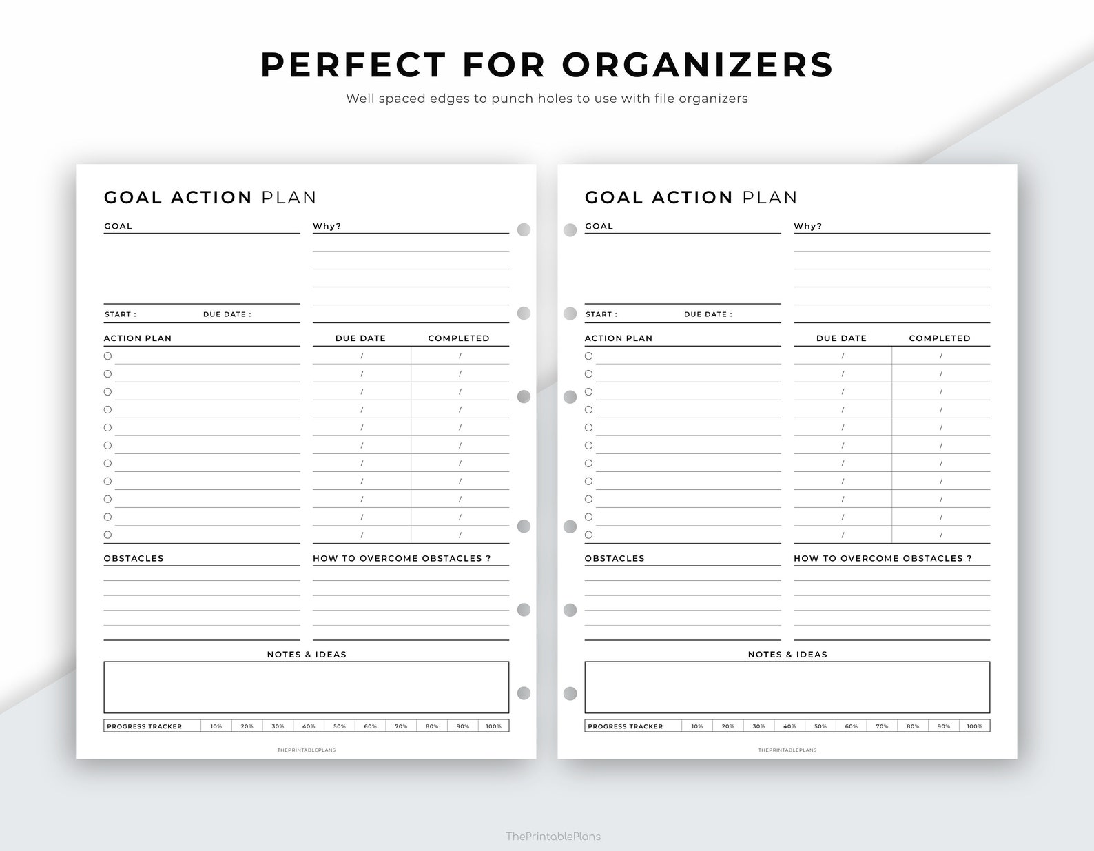 Goal Planner Printable, Goal Action Plan, Goal Setting, Productivity ...