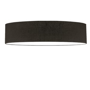 Paralume -Nordik- Lino Grigio Scuro Lampada da Soffitto Lampada da Soffitto Lampada a Sospensione