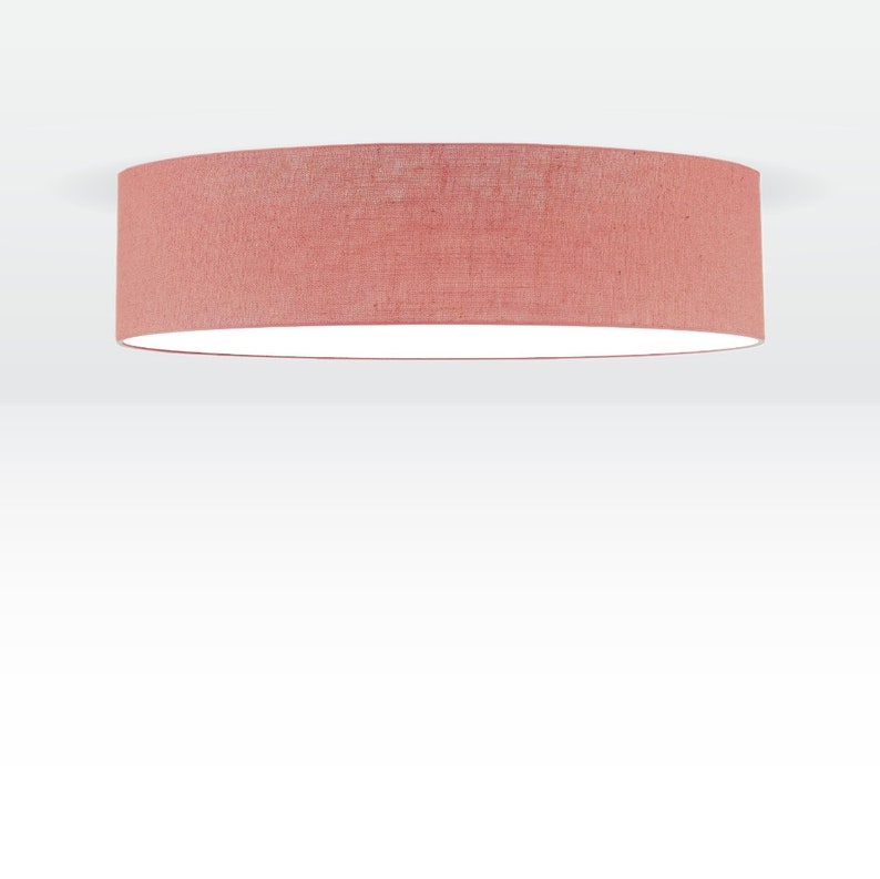 Lampshade Nordik linen ceiling lamp light children's lamp image 10