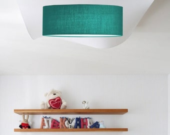 Ceiling light -Nordik- 60 cm 5x E27 sockets linen ceiling lamp light