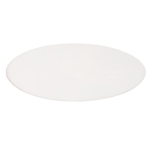 Könnte beinhalten: Ein runder weißer Teller aus Keramik.