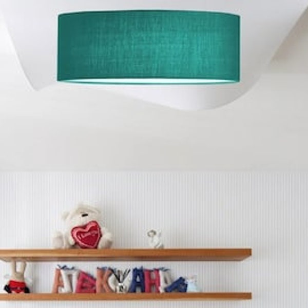Ceiling light -Nordik- linen ceiling lamp light