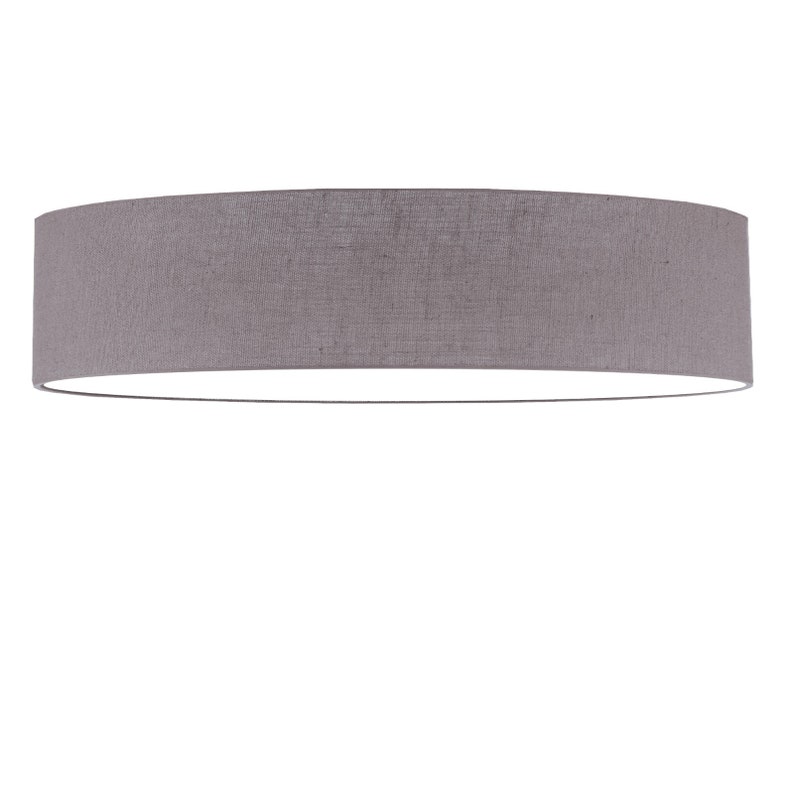 Lampshade Nordik linen light gray ceiling lamp light ceiling light pendant light image 9