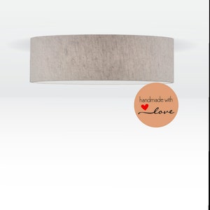 Ceiling light -Nordik- linen ceiling lamp light