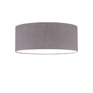 Lampshade Nordik linen light gray ceiling lamp light ceiling light pendant light image 1